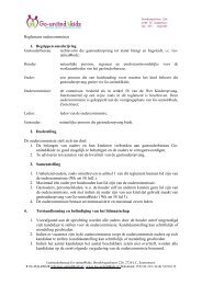 Reglement oudercommissie - Gastouderbureau Go-United4Kidz