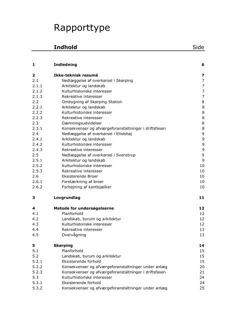 og rekreative interesser - Banedanmark