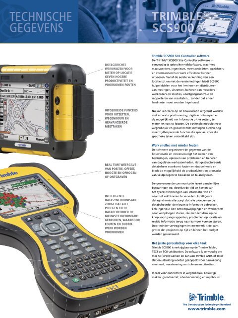 Brochure SCS900 software - Geometius