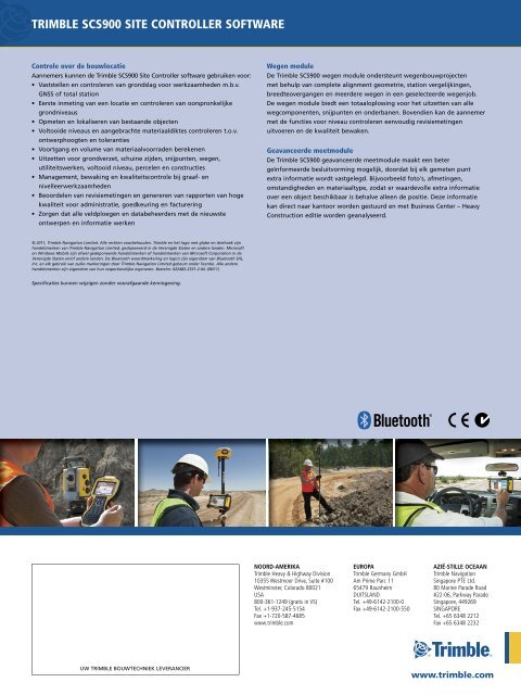 Brochure SCS900 software - Geometius