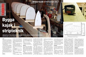 Bygga kajak i stripteknik - Björn Thomasson Design