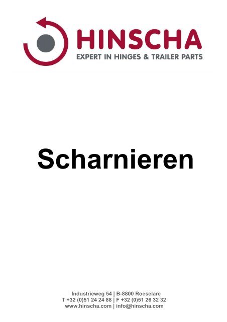 3. Scharnieren cataloog vr pdf - HINSCHA