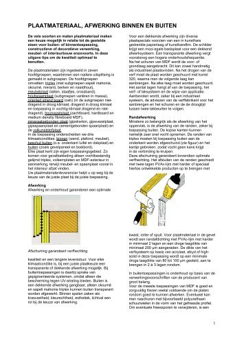 Afwerking plaatmateriaal binnen en buiten (pdf)