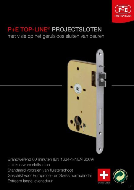 P+E TOP-LINE® PROJECTSLOTEN - Post en Eger