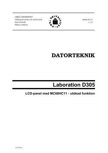 Pdf-format - Tillämpad fysik och elektronik - Umeå universitet