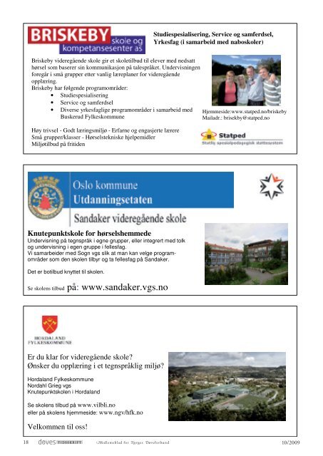 2009-10 DT.pdf - Norges Døveforbund
