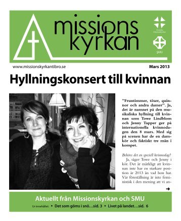 Hyllningskonsert till kvinnan - Missionskyrkan Tibro