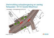 Herinrichting schoolomgeving en aanleg fietspaden ... - Meerhout