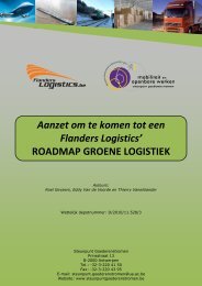 ROADMAP GROENE LOGISTIEK - Cold Storage