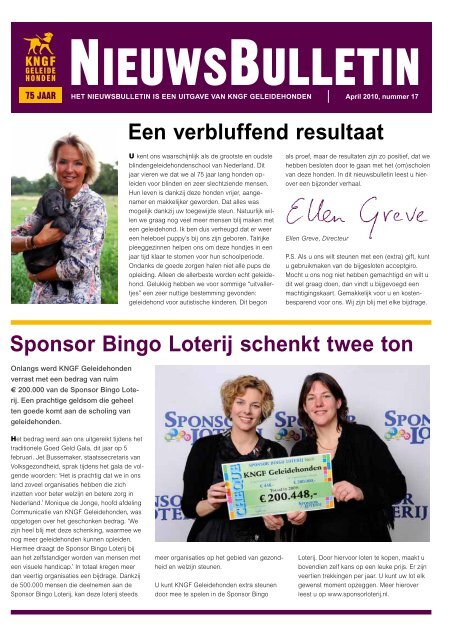 Nieuwsbulletin april 2010 - KNGF Geleidehonden