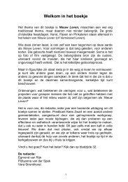 Welkom in het boekje - Protestantse Gemeente Oegstgeest