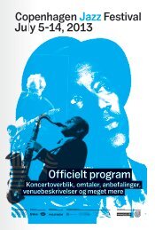 Officielt program - Copenhagen Jazz Festival