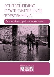 ECHTSCHEIDING DOOR ONDERLINGE TOESTEMMING - Notaris.be