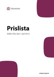 Prislista - Folktandvården Uppsala läns startsida