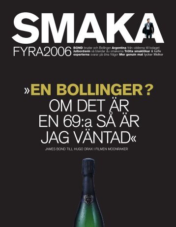 EN BOLLINGER? OM DET ÄR EN 69:a SÅ ÄR JAG ... - Arvid Nordquist