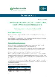 Landbouwkrediet en Centea lanceren Step-up Winner ... - Crelan