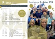 Program - Århus Friskole