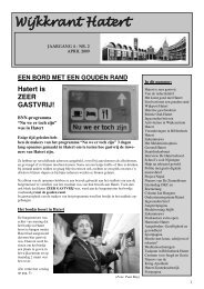 Jaargang 4, nummer 2 (april 2009) - Wijkkrant Hatert