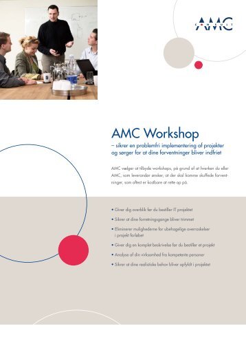 Fact Sheet Workshop.indd - AMC - AMC Consult