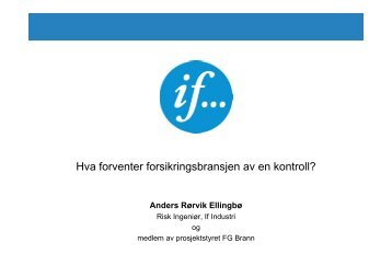 hva forventer forsikring av en kontroll? - FG