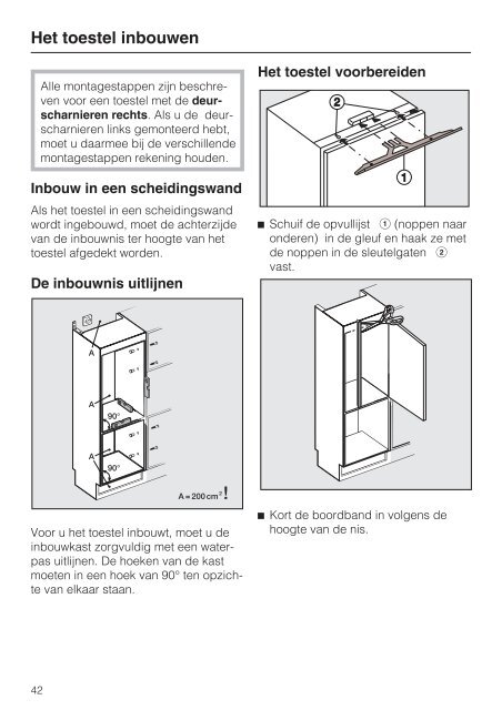 Montage- en gebruiksaanwijzing Koelkast K 9202 E K ... - Electrostore