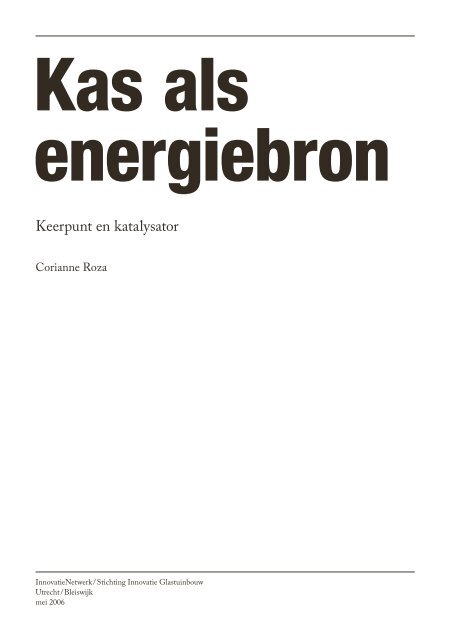 Kas als Energiebron - Transitiepraktijk