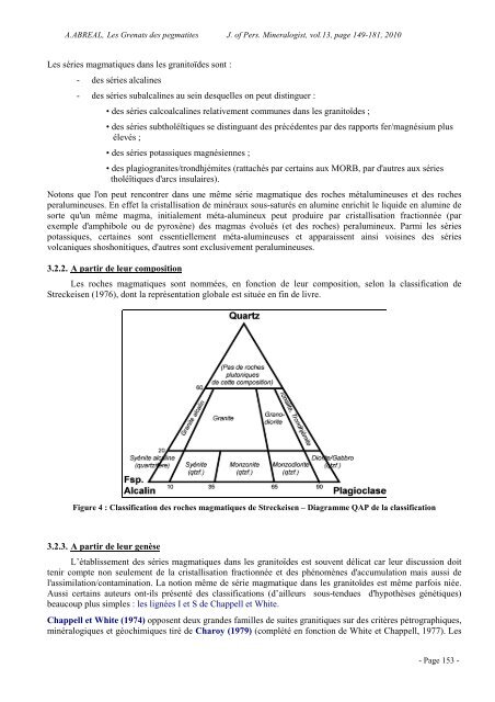 Les Grenats des Pegmatites - Page perso minéraux Alain ABREAL ...