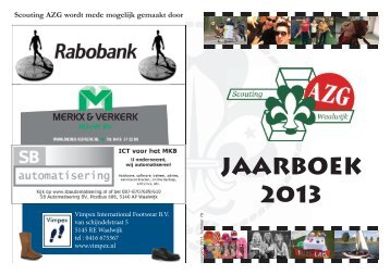 Download Jaarboek 2013 - Scouting AZG