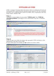 Veiledning til TRACES Utfylling av CVED.pdf - Mattilsynet