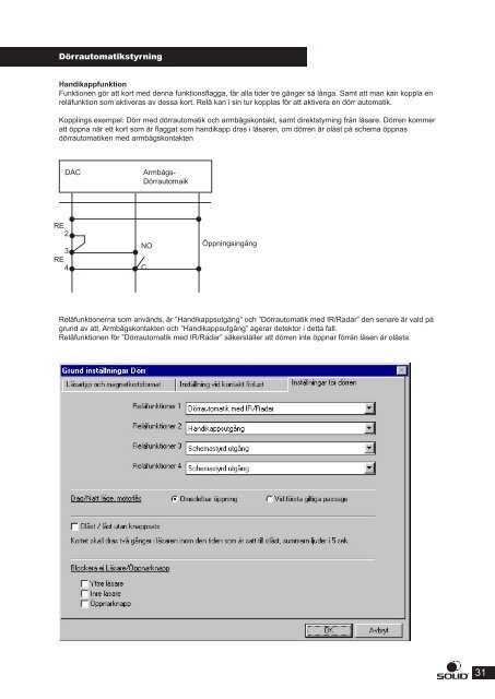 Applikationsexempel / Dörrlösningar 6416CE med DAC-30II - Assa