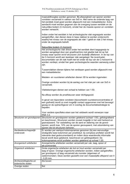 Bijlage 5 Programma van Eisen - Gemeente Horst aan de Maas