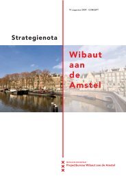 Strategienota Wibaut aan de Amstel - De Amstel Verandert