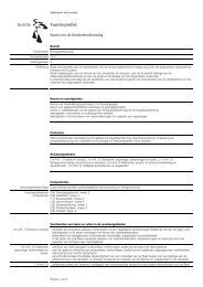 Functieprofiel Gedragsdeskundige - Raad voor de Kinderbescherming