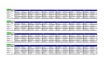 DAC speelschema
