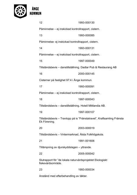 Miljönämndens protokoll 2006-02-23.pdf - Ånge kommun