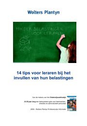 14 tips voor leraren bij het invullen van hun ... - KT-scholengroep