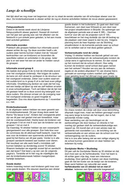 36jrg-nr1-2006-okt - Protestants Christelijke Basisschool De Librije