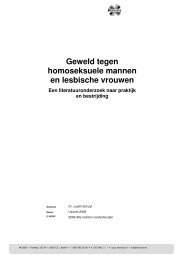 Geweld tegen homoseksuele mannen en vrouwen - COC Amsterdam