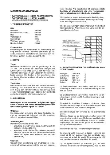 MONTERINGSANVISNING - Bastubutiken