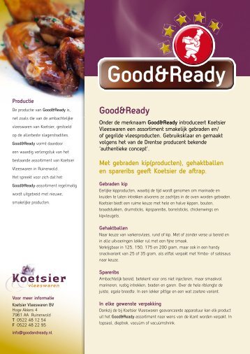 Good&Ready - Koetsier Vleeswaren