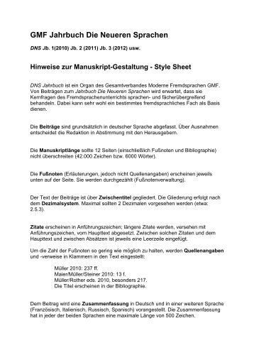 GMF Jahrbuch Die Neueren Sprachen - GMF – Gesamtverband ...