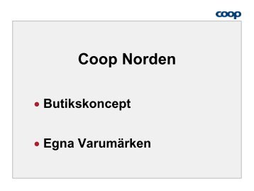 Coop Norden