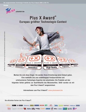 Plus X Award - Bbcommunications