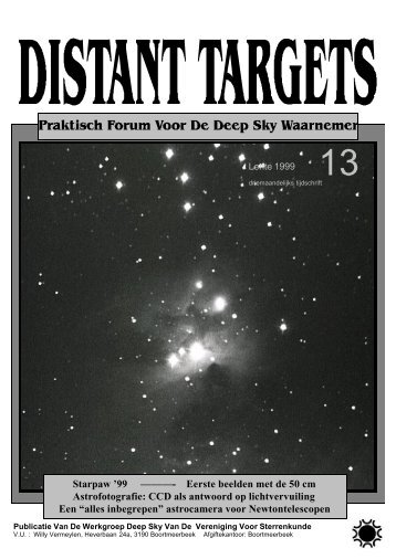 Starpaw '99 ———- Eerste beelden met de 50 cm Astrofotografie ...