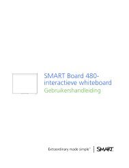 SMART Board 480 interactive whiteboard user's guide