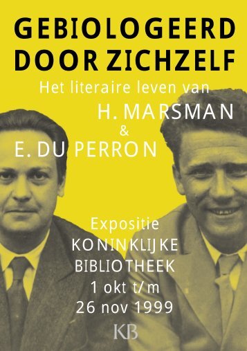 het literaire leven van H. Marsman & E. du Perron [PDF]