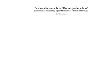 DUMO rapport NIBE - sint janstraat 58.pdf - Duurzame Monumenten