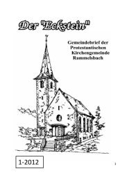 Ausgabe 6/2011 Dezember - Januar - Gemeinde Rammelsbach