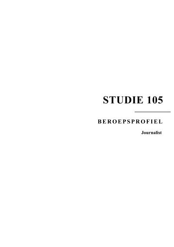 BEROEPSPROFIEL journalist