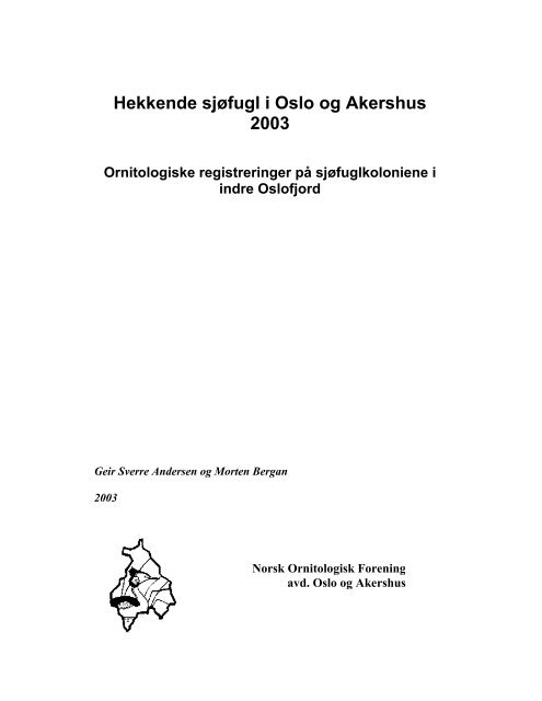 Sjøfugltellinger 2003